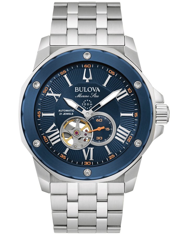 Bulova Marine Star 44mm Automatic Divers Watch. 98A302.
