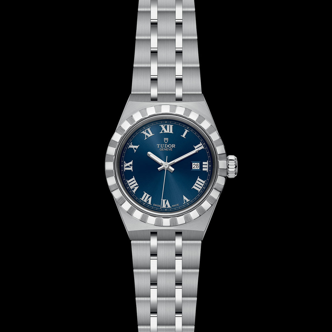 Tudor Royal Watch - M28300-0006 - 28mm steel case, Blue dial