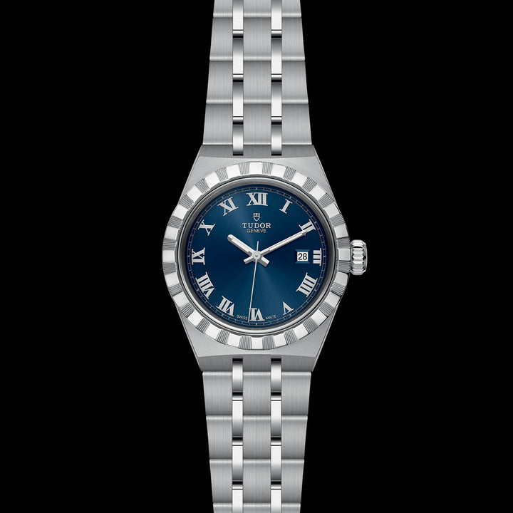 Tudor Royal Watch - M28300-0006 - 28mm steel case, Blue dial