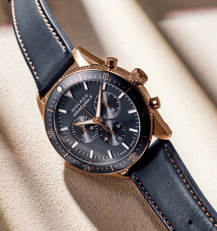 Movado Heritage series Calenoplan S 40mm Automatic Watch. 3650222.