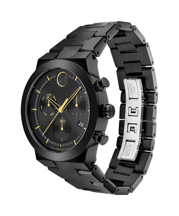 Movado BOLD Fusion Chronograph 45mm SwissQuartz Chronograph Watch 