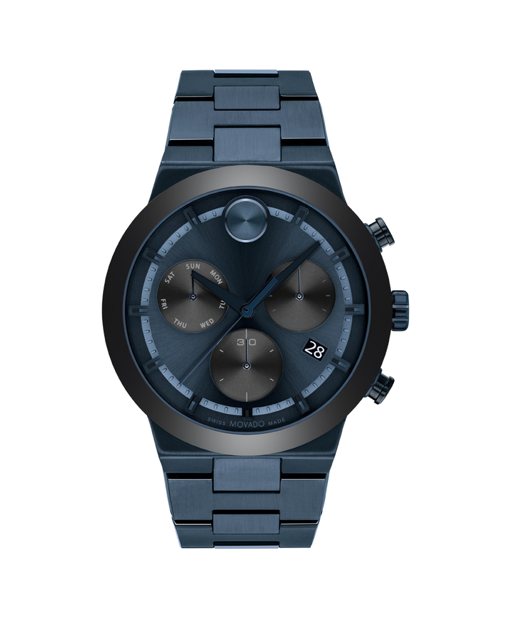 Movado BOLD Fusion Chronograph 45mm SwissQuartz Chronograph Watch 