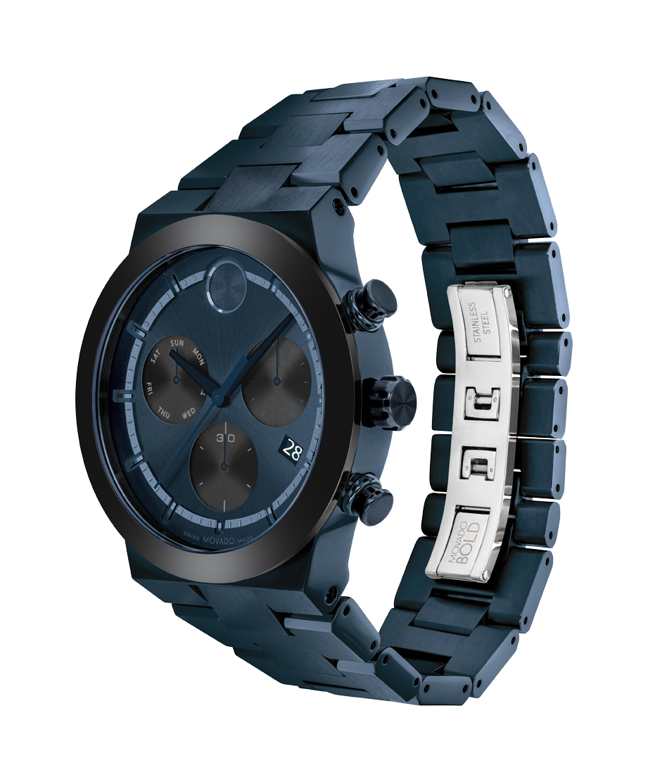 Movado BOLD Fusion Chronograph 45mm SwissQuartz Chronograph Watch 
