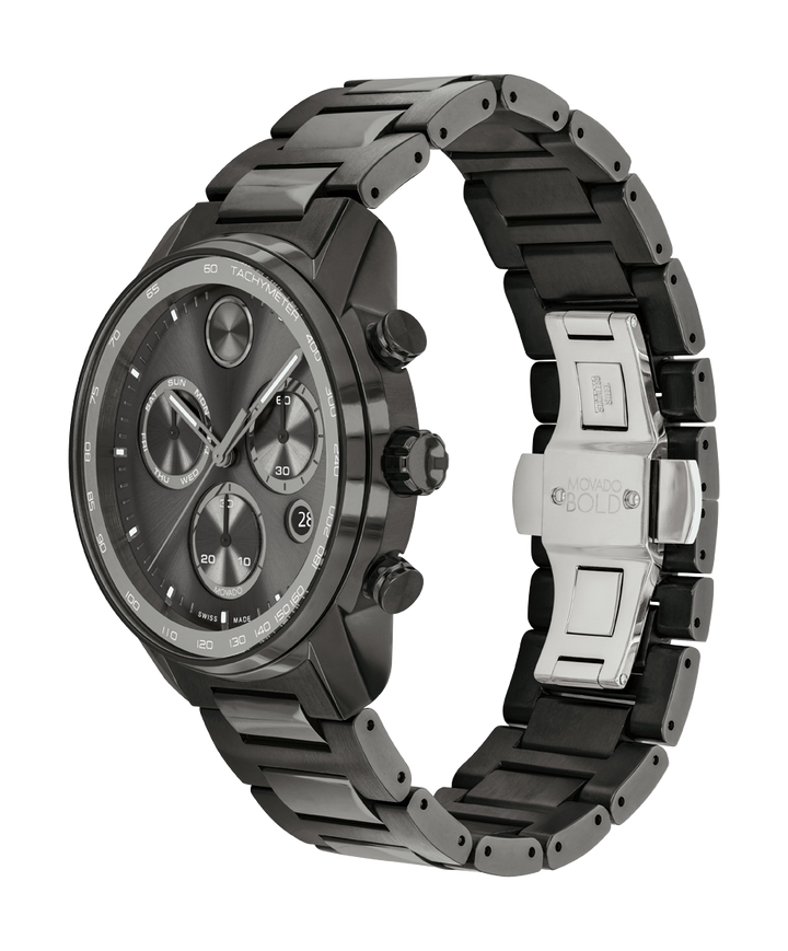 Movado Bold Verso 44mm Chronograph Swiss Quartz Watch 