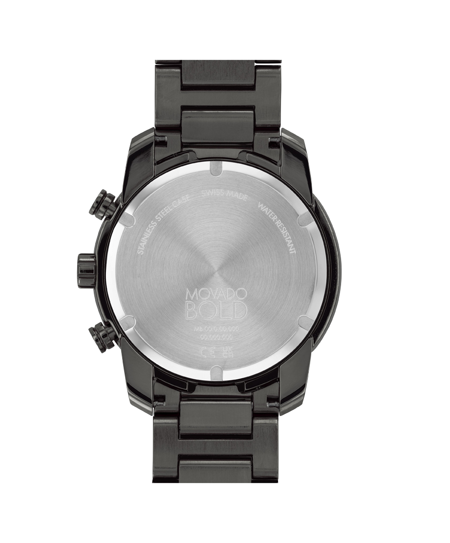 Movado Bold Verso 44mm Chronograph Swiss Quartz Watch 