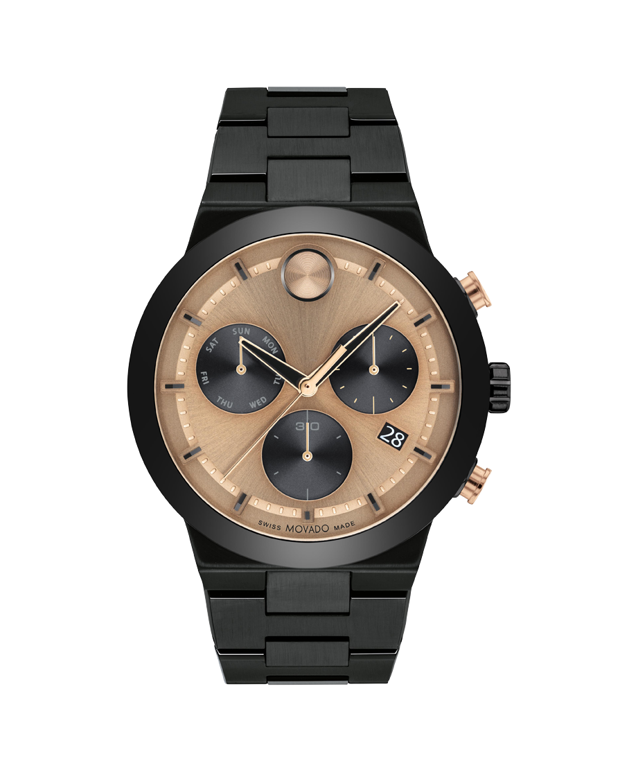 Movado BOLD Fusion Chronograph 45mm SwissQuartz Chronograph Watch 