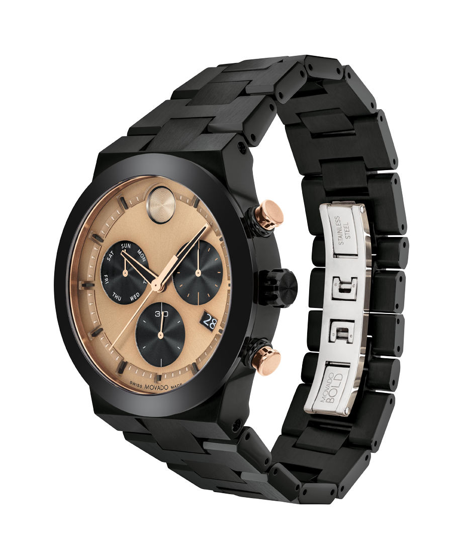 Movado BOLD Fusion Chronograph 45mm SwissQuartz Chronograph Watch 