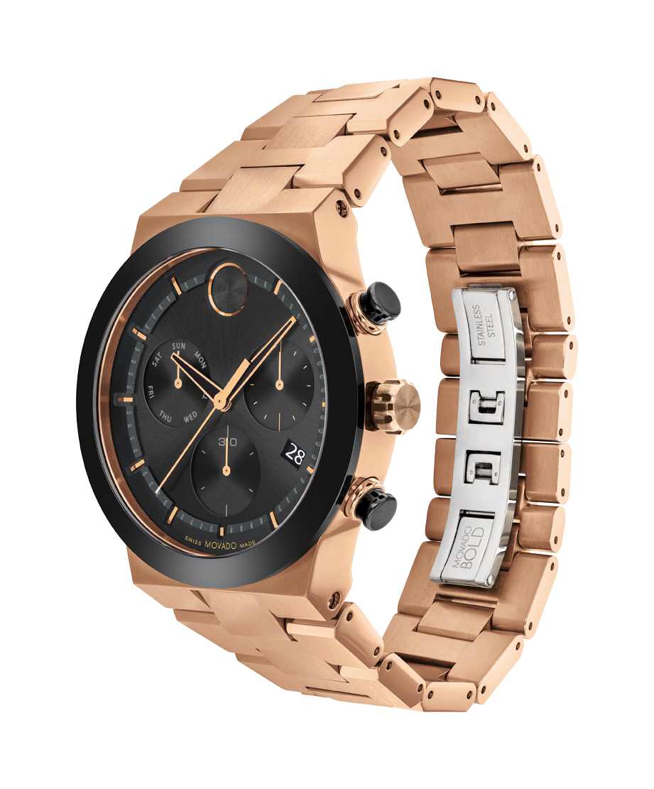 Movado BOLD Fusion Chronograph 45mm SwissQuartz Chronograph Watch 