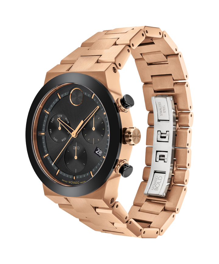 Movado BOLD Fusion Chronograph 45mm SwissQuartz Chronograph Watch 