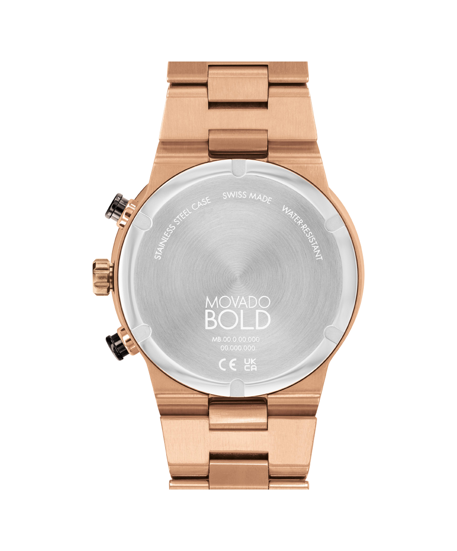Movado BOLD Fusion Chronograph 45mm SwissQuartz Chronograph Watch 
