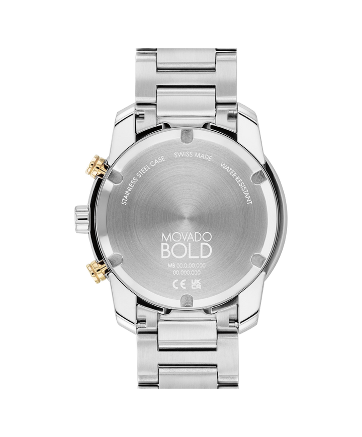Movado BOLD Verso Chronograph 44mm SwissQuartz Chronograph Watch 