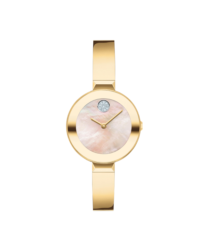 Movado Bold Bangle  28mm Swiss Quartz Watch. 3600938.