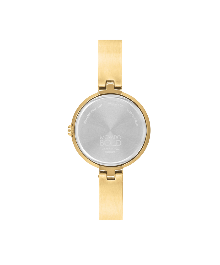 Movado Bold Bangle  28mm Swiss Quartz Watch. 3600938.