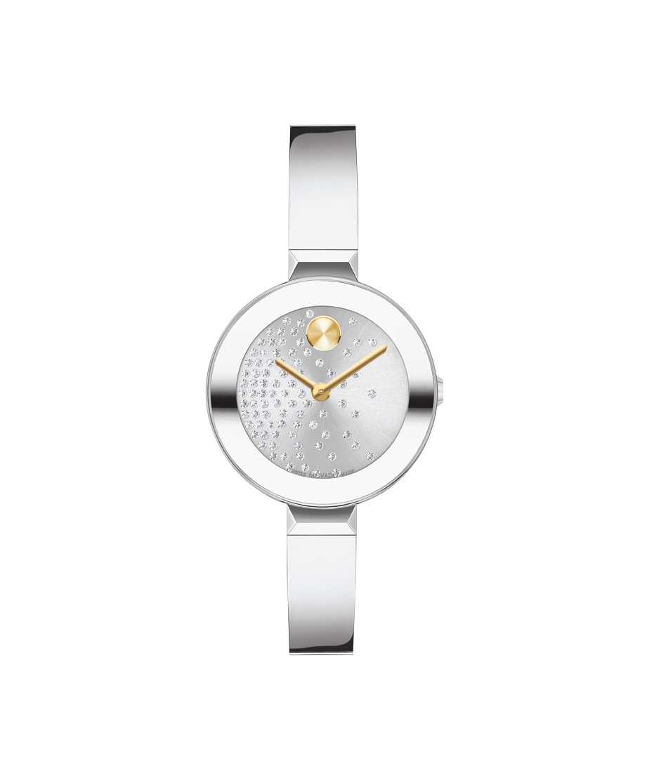 Movado BOLD Bangle 28mm SwissQuartz Watch 