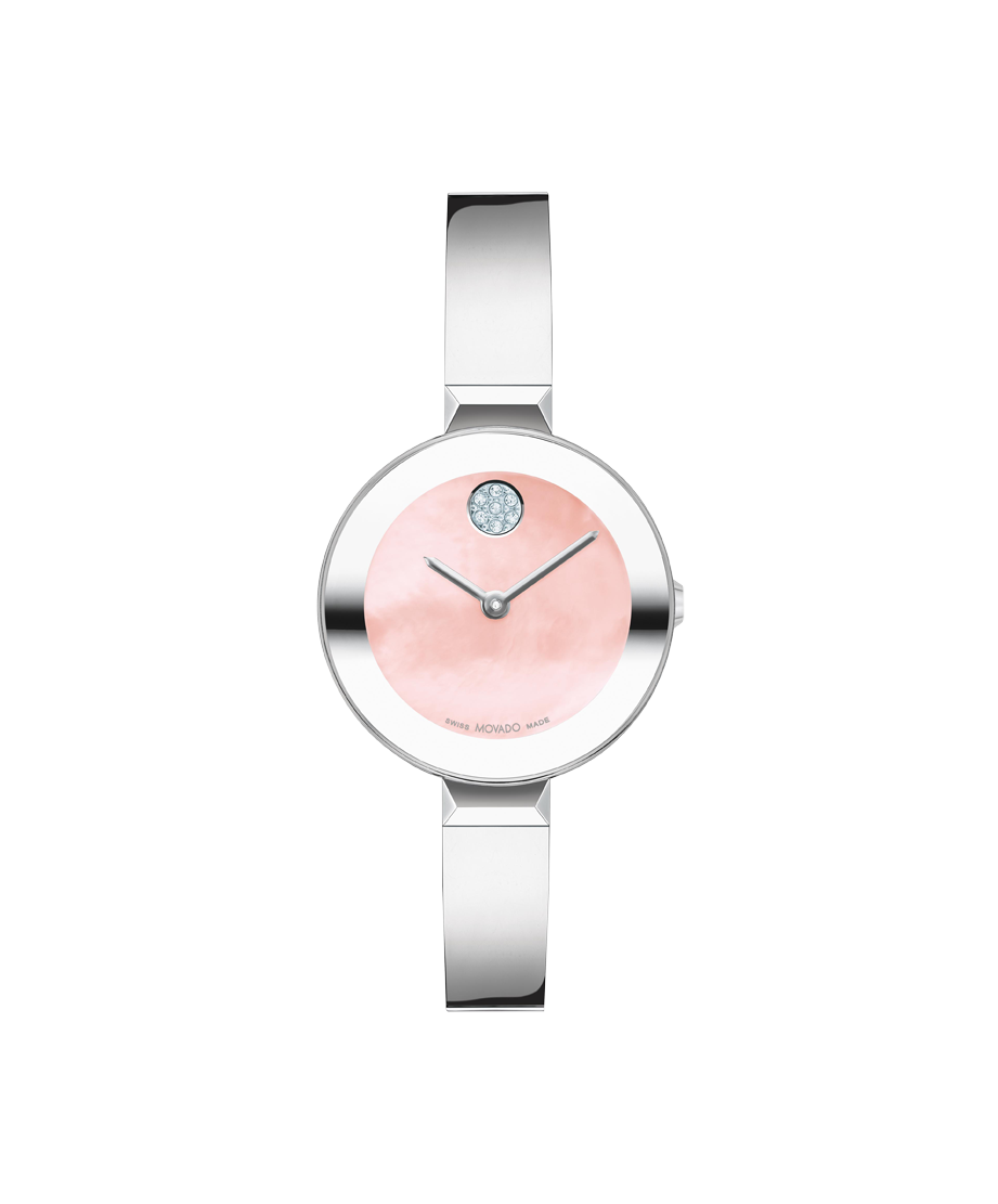 Movado Bold Bangle 28mm Swiss Quartz Watch 