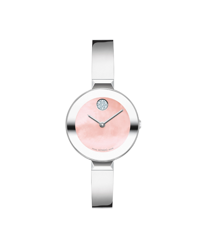 Movado Bold Bangle 28mm Swiss Quartz Watch 