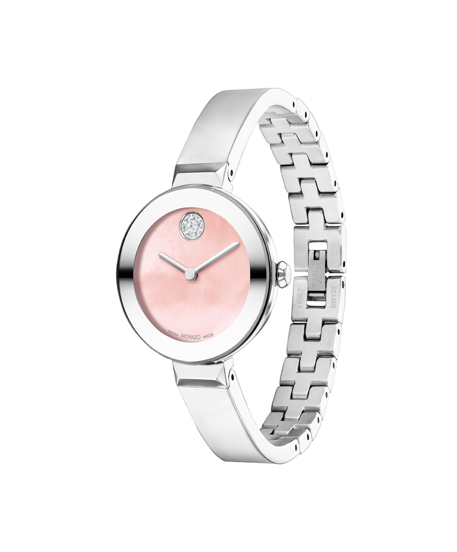 Movado Bold Bangle 28mm Swiss Quartz Watch 