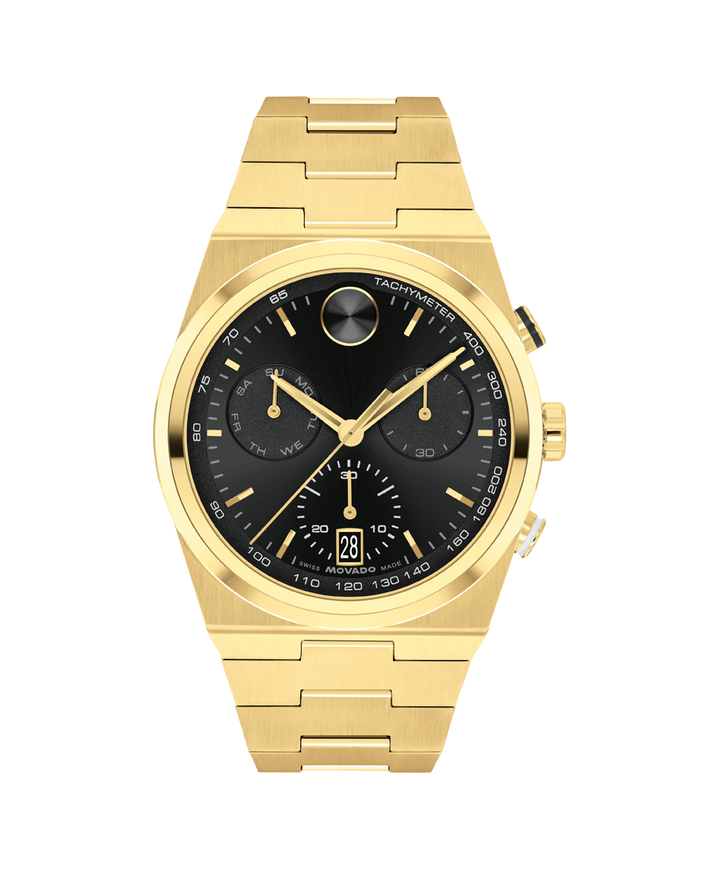 Movado Bold Quest Chronograph 42mm SwissQuartz Chronograph Watch 