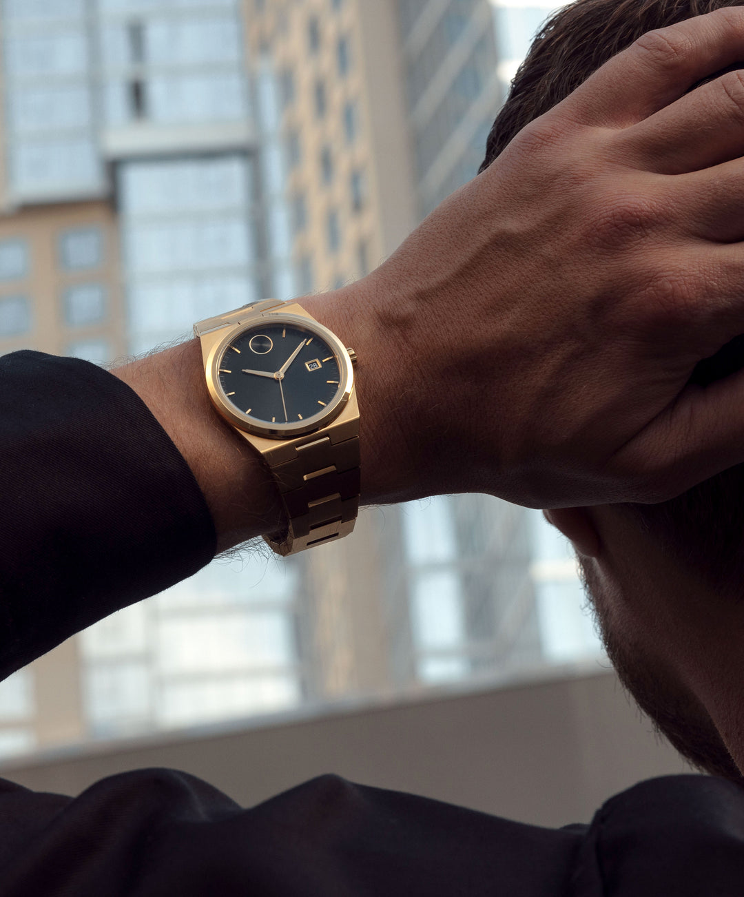 Movado Bold Quest 40mm Swiaa Quartz Watch 