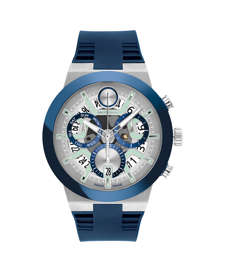 Movado BOLD Fusion Chronograph 45mm SwissQuartz Watch 