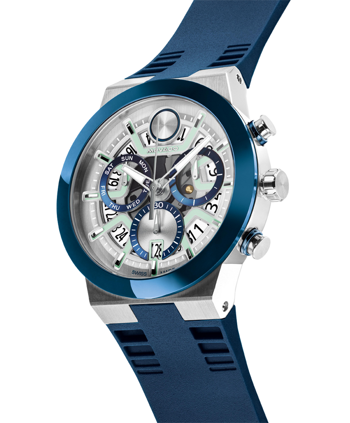 Movado BOLD Fusion Chronograph 45mm SwissQuartz Watch 