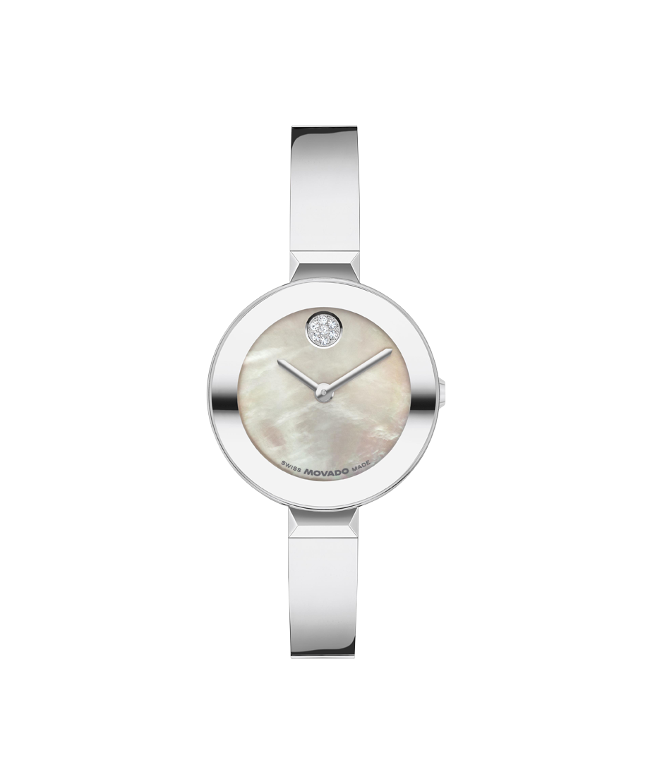Movado BOLD Bangle 28mm SwissQuartz Watch 