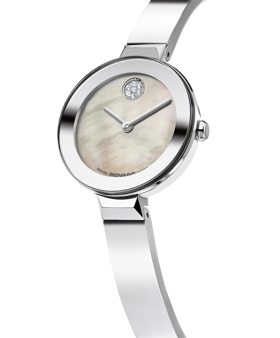 Movado BOLD Bangle 28mm SwissQuartz Watch 