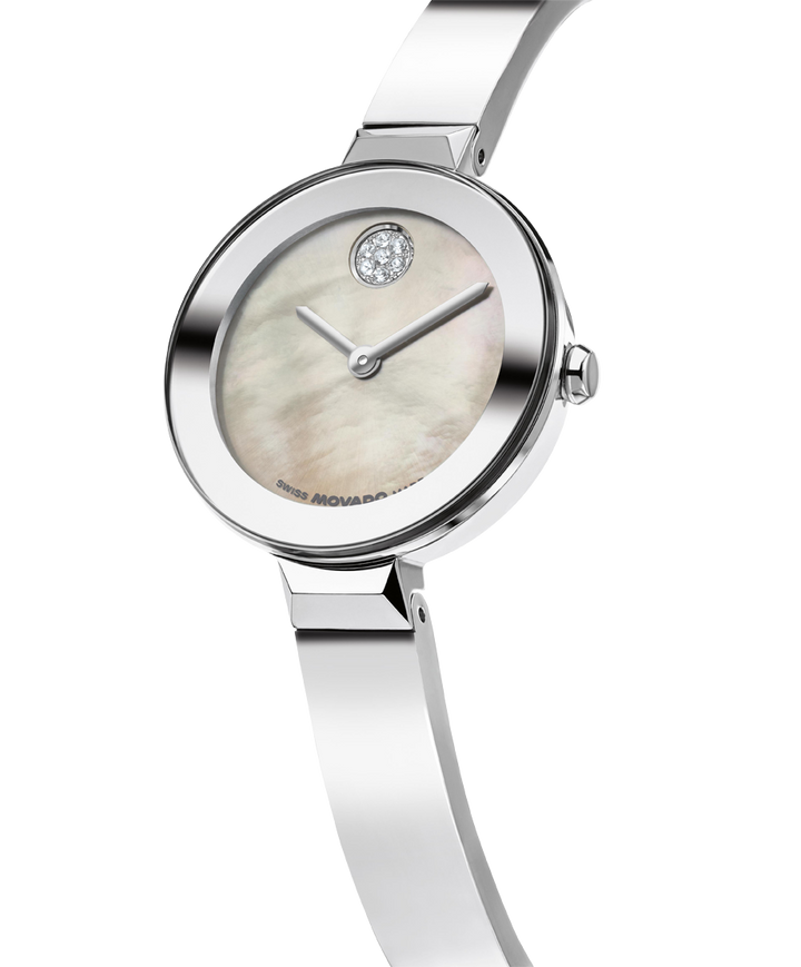 Movado BOLD Bangle 28mm SwissQuartz Watch 