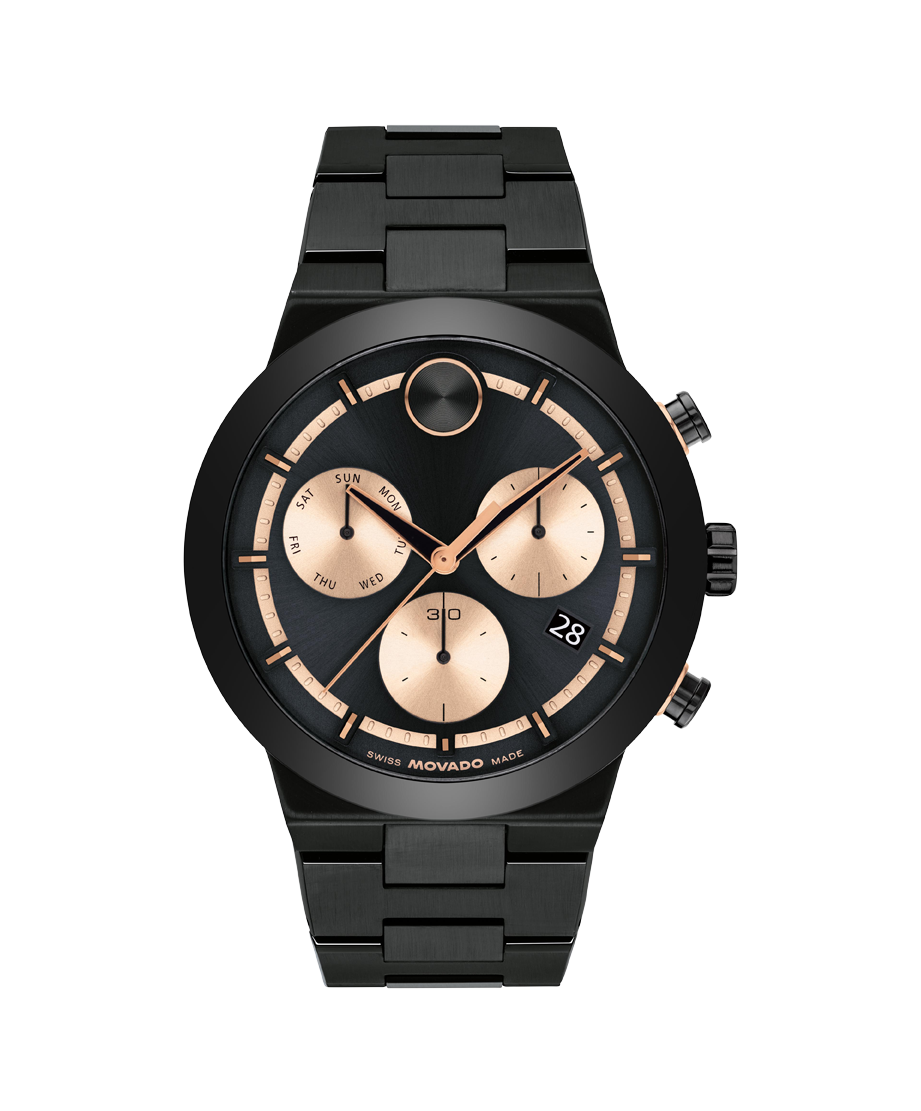 Movado BOLD Fusion Chronograph 45mm SwissQuartz Chronograph Watch 