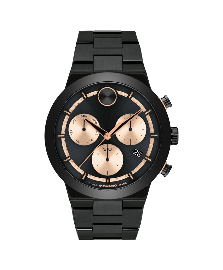 Movado BOLD Fusion Chronograph 45mm SwissQuartz Chronograph Watch 