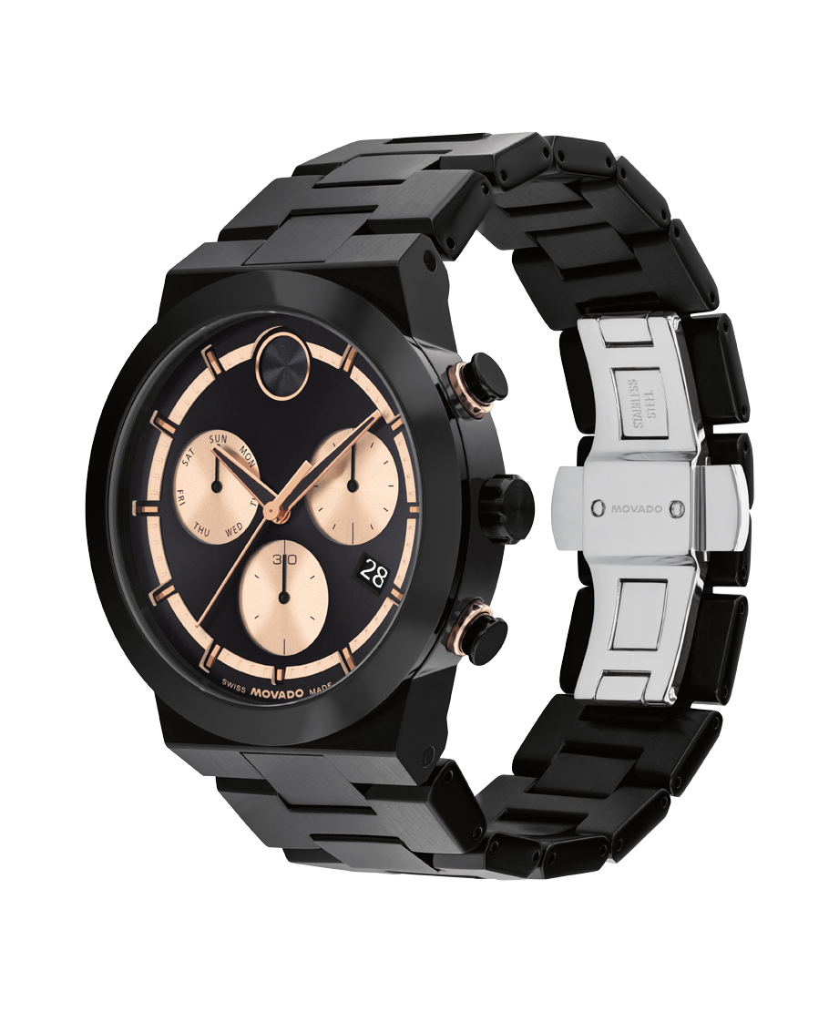 Movado BOLD Fusion Chronograph 45mm SwissQuartz Chronograph Watch 