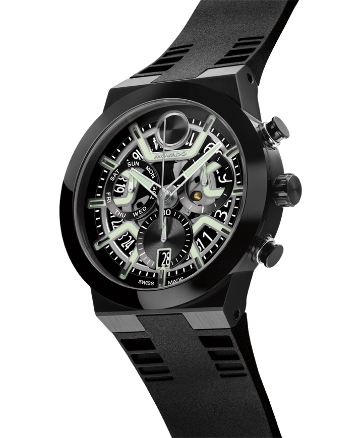 Movado Bold Fusion Chronograph 44mm Swiss Quartz Watch. 