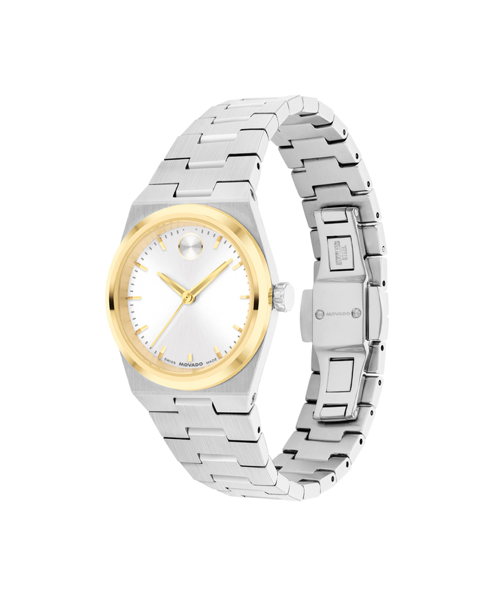 Movado BOLD Quest Mini 28mm SwissQuartz Watch. 3601291