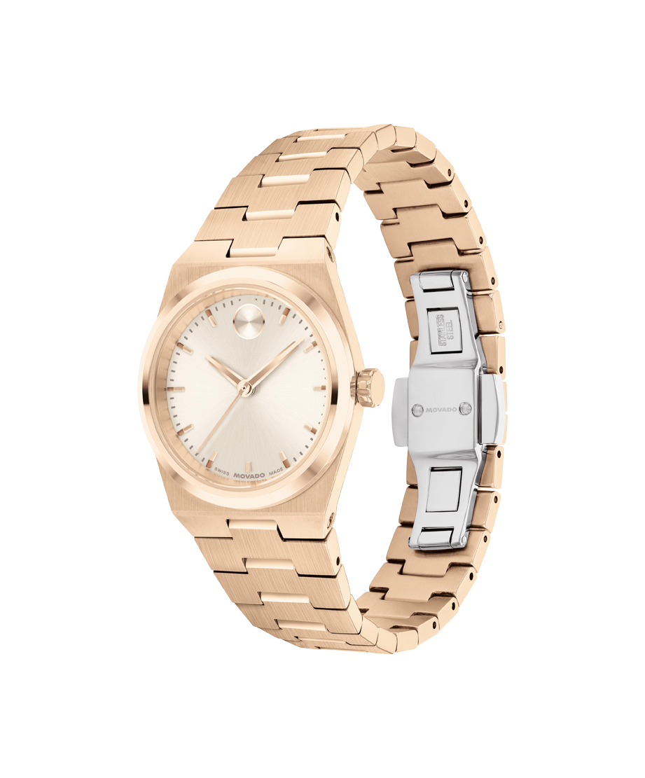 Movado BOLD Quest Mini 28mm SwissQuartz Watch 