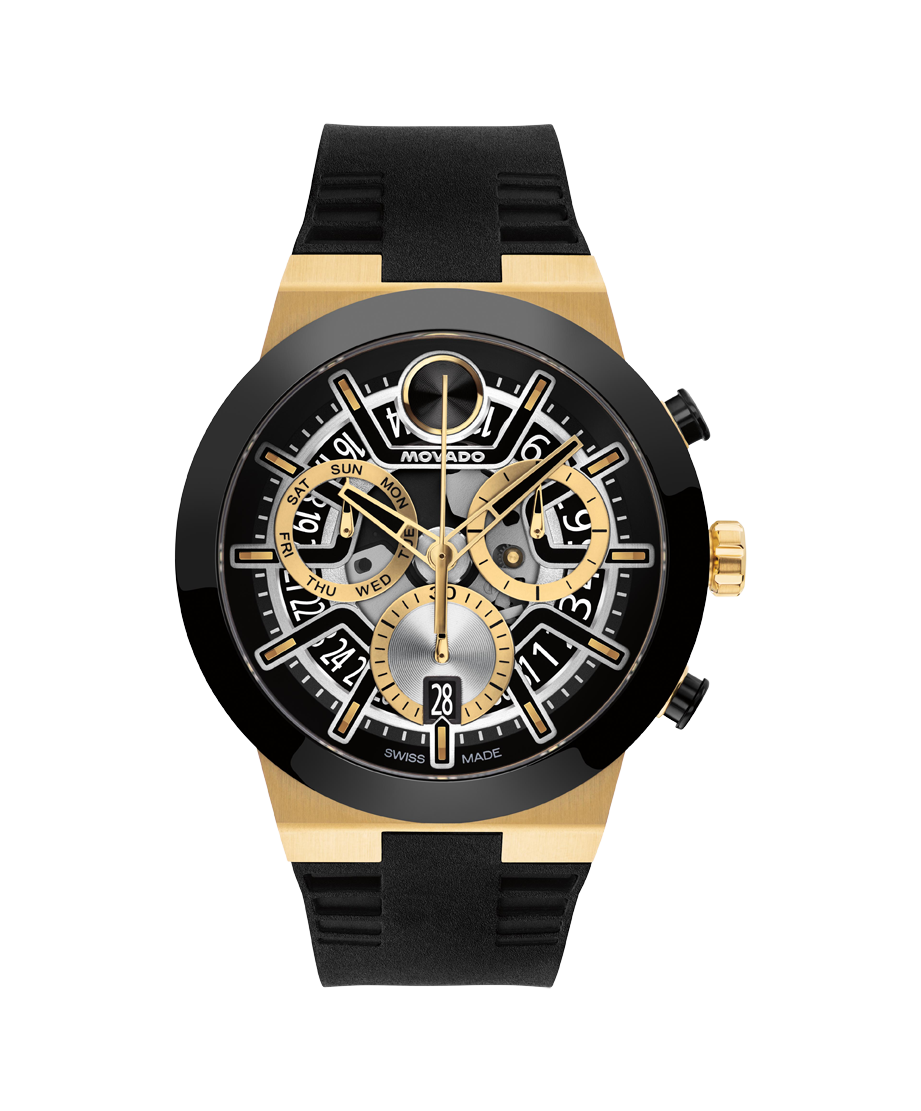 Movado BOLD Fusion Chronograph 45mm SwissQuartz Watch 