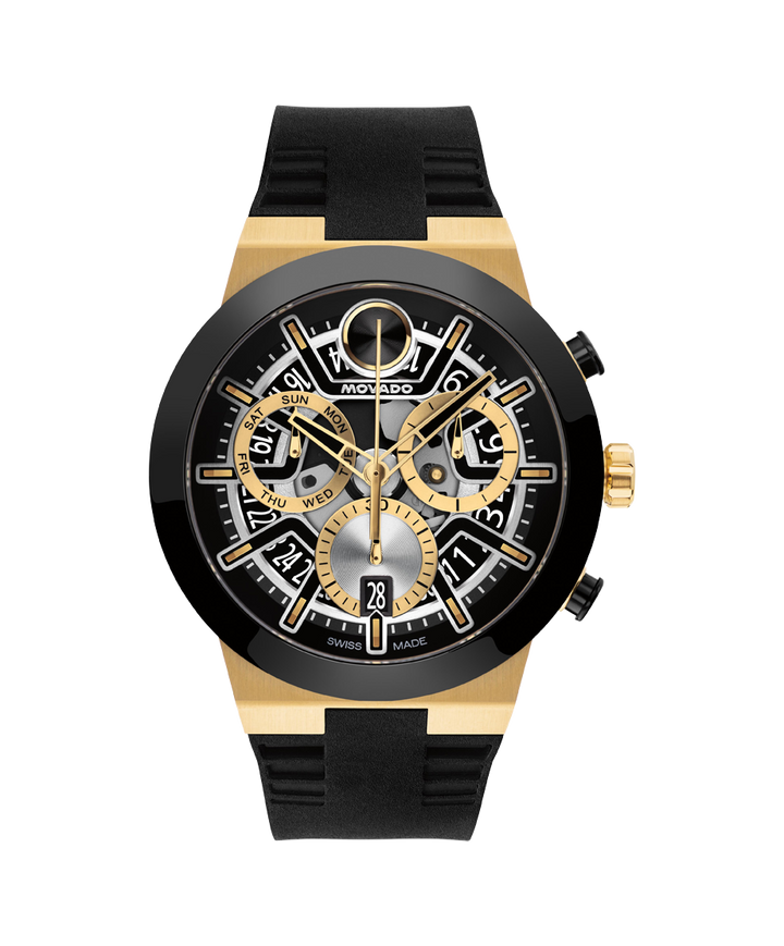 Movado BOLD Fusion Chronograph 45mm SwissQuartz Watch 