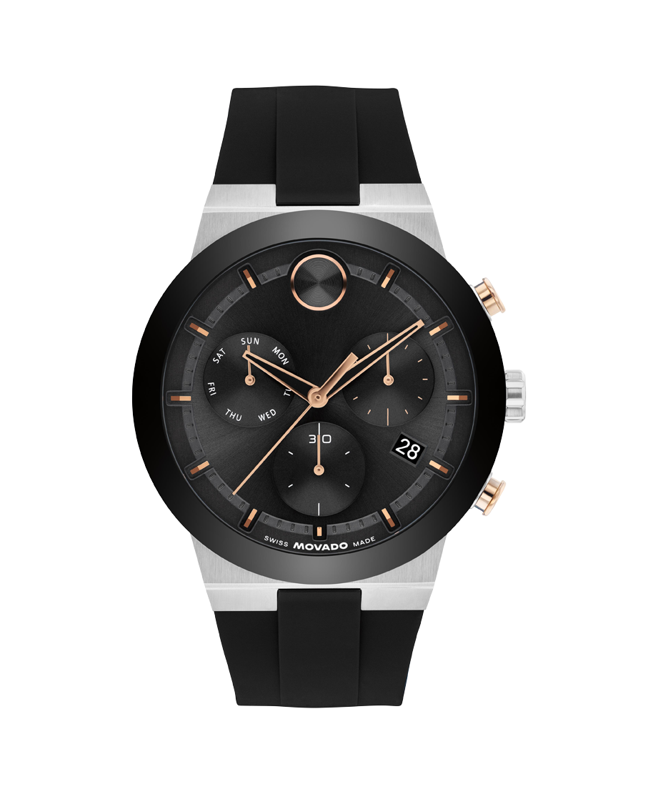 Movado Bold Fusion 44mm Swiss Quartz Watch. 3601330