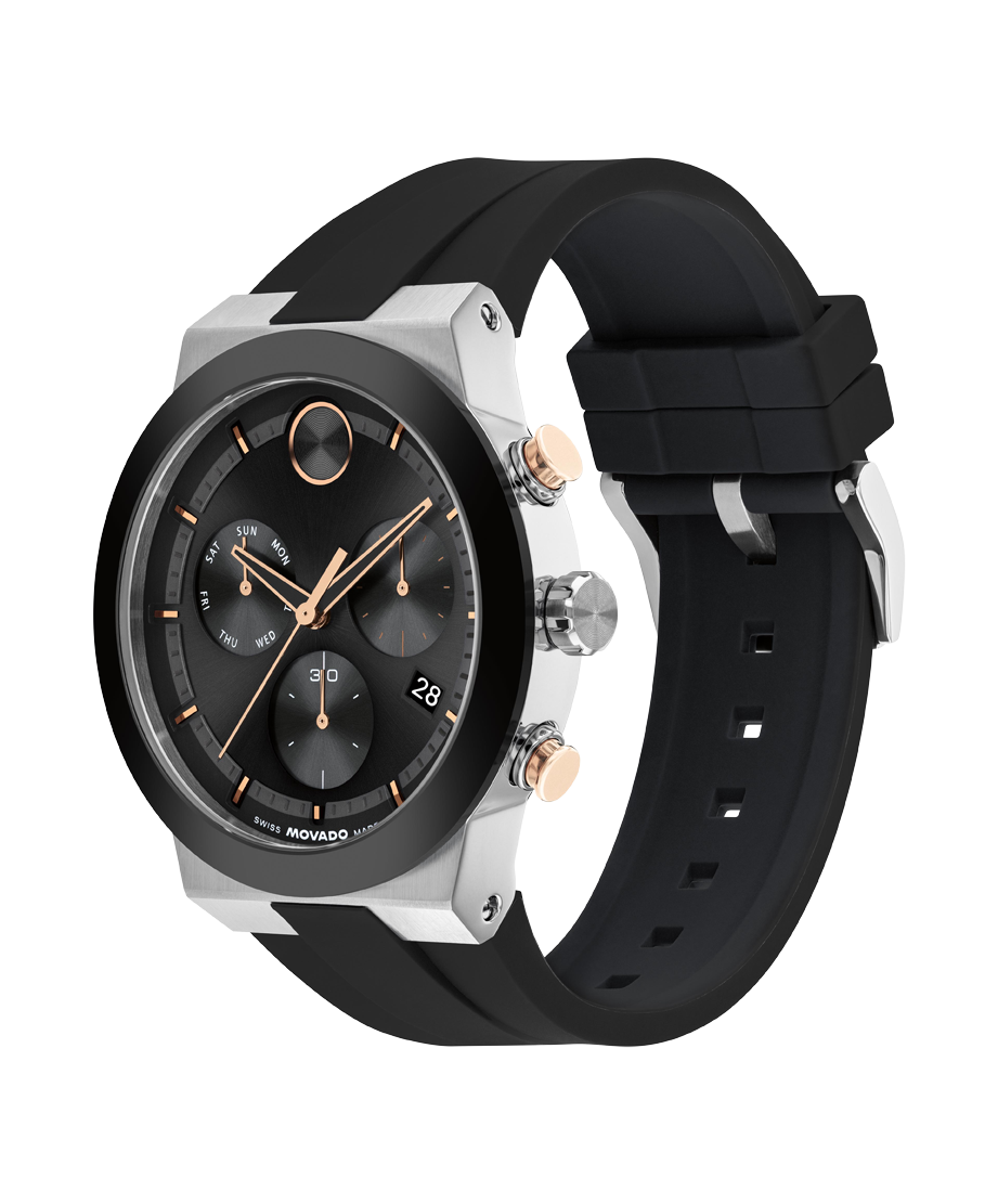 Movado Bold Fusion 44mm Swiss Quartz Watch. 3601330