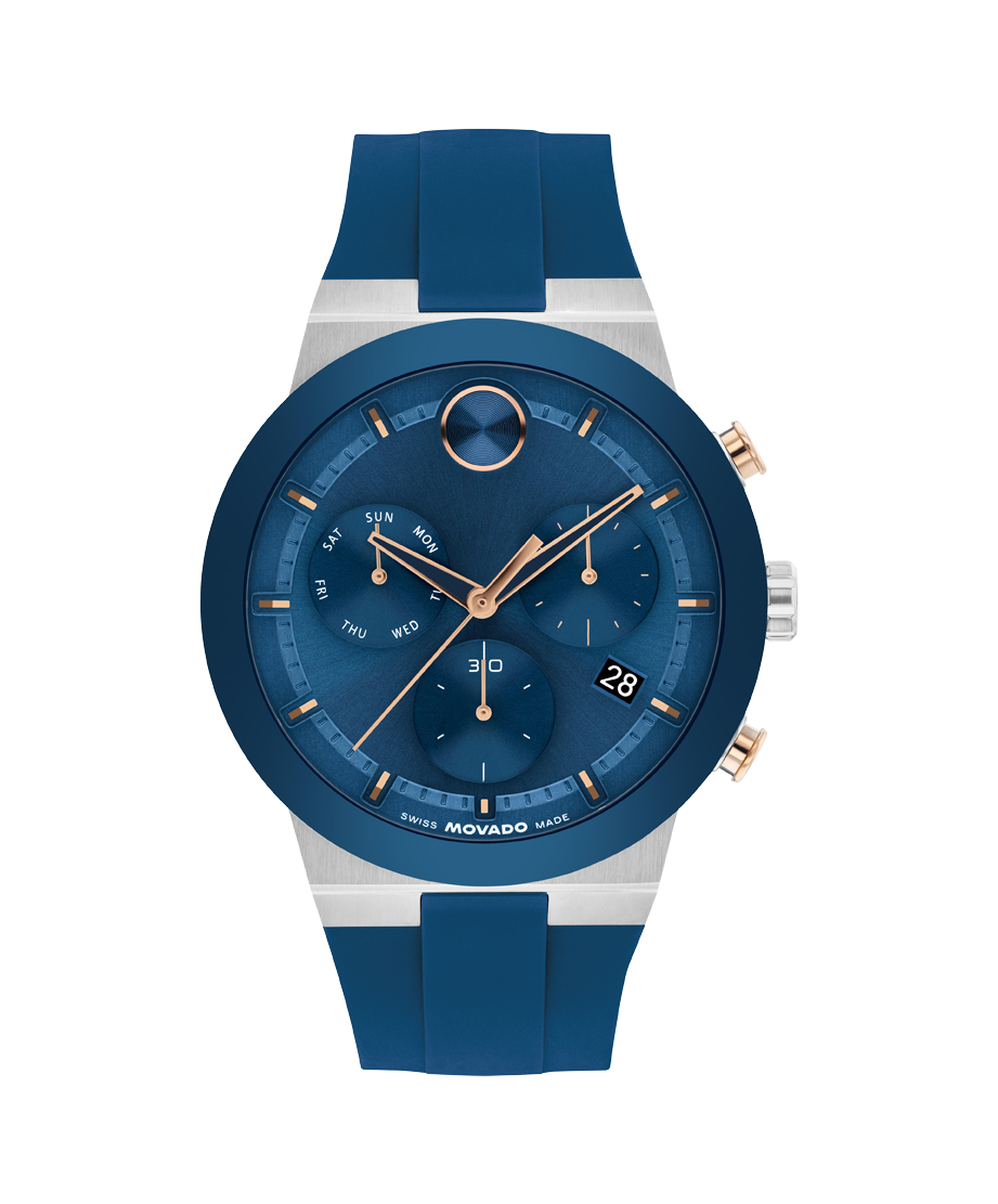 Movado BOLD Fusion Chronograph 45mm SwissQuartz Chronograph Watch 