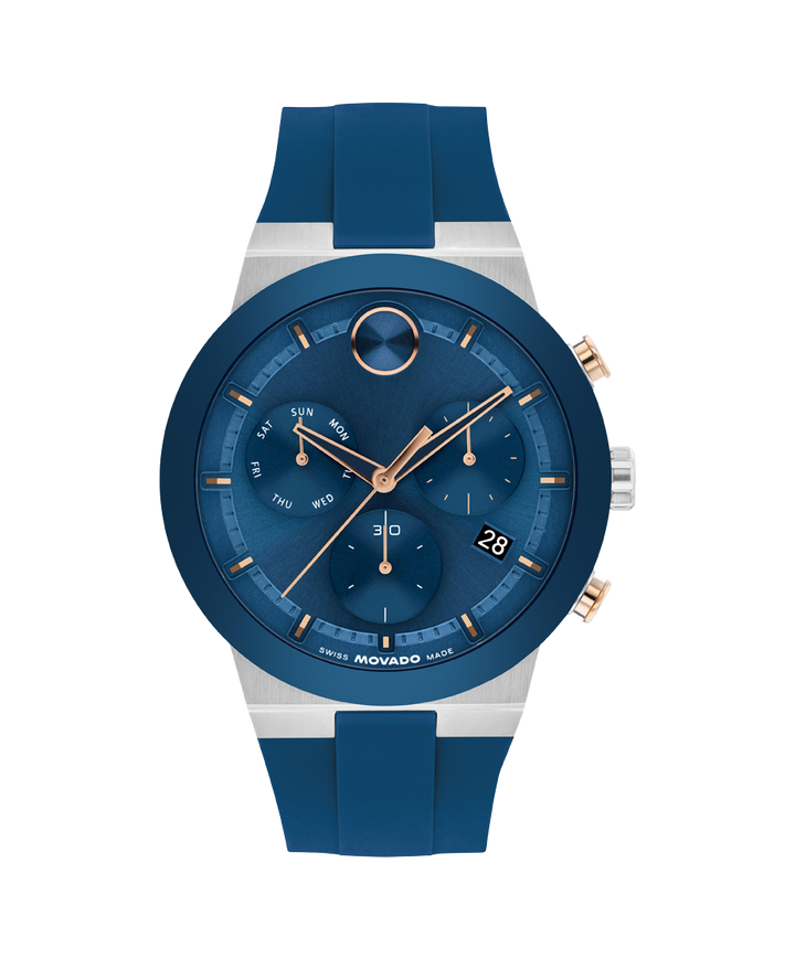 Movado BOLD Fusion Chronograph 45mm SwissQuartz Chronograph Watch 