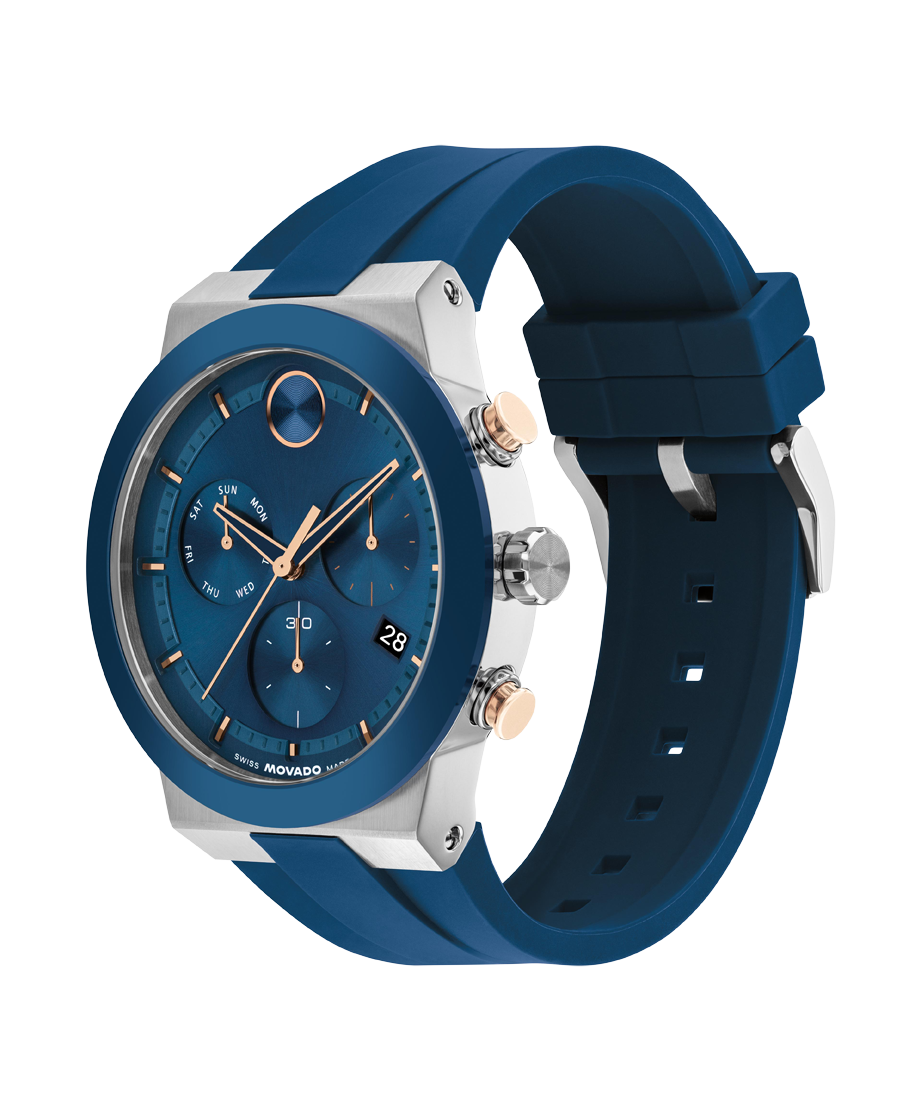 Movado BOLD Fusion Chronograph 45mm SwissQuartz Chronograph Watch 