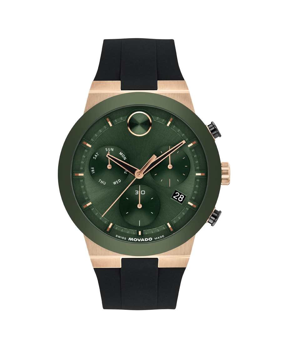 Movado Bold Fusion 44mm Chronograph Watch. 3601333.