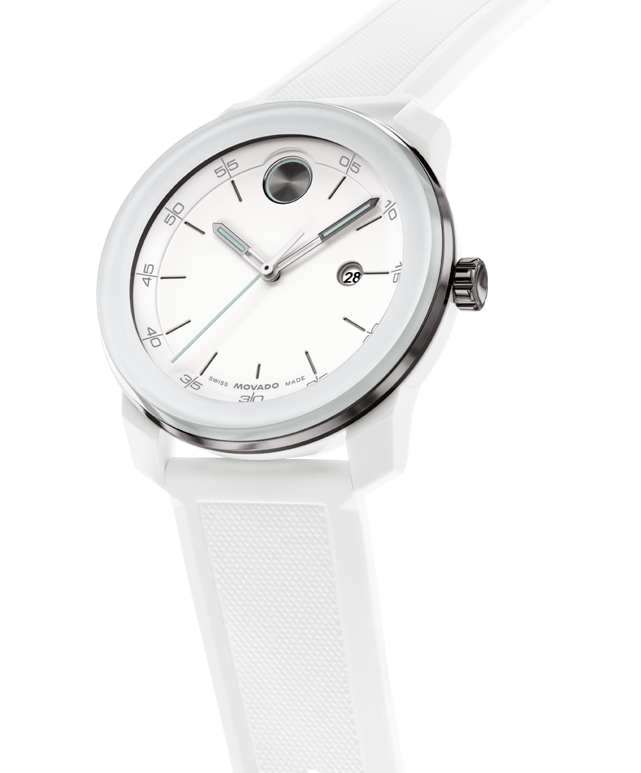 Movado BOLD TR90 42mm SwissQuartz Watch 