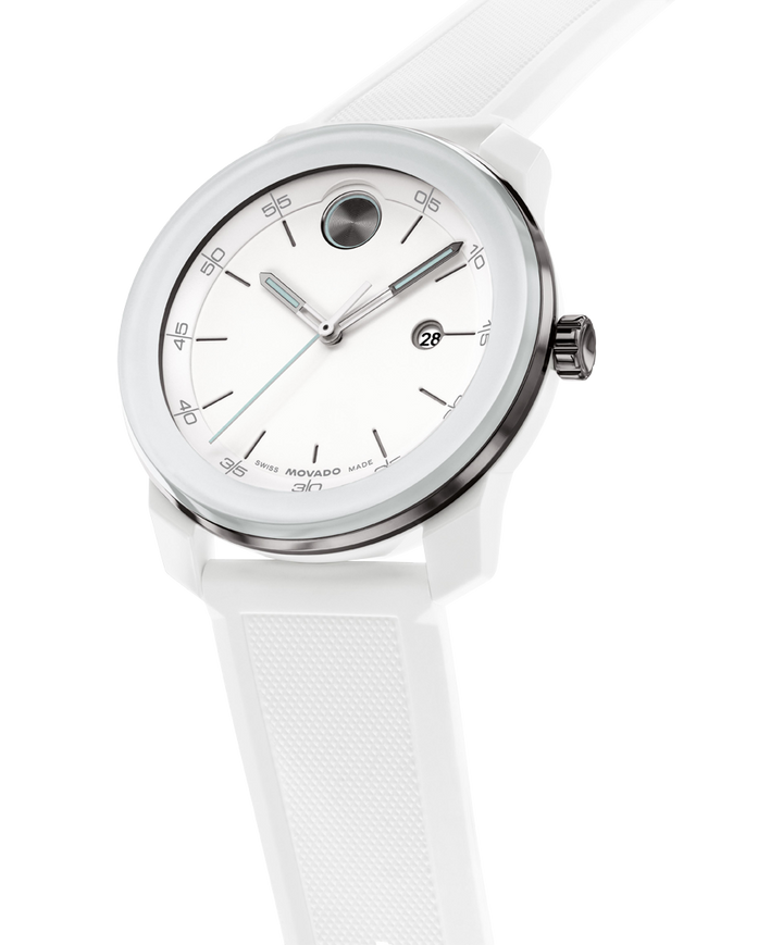 Movado BOLD TR90 42mm SwissQuartz Watch 