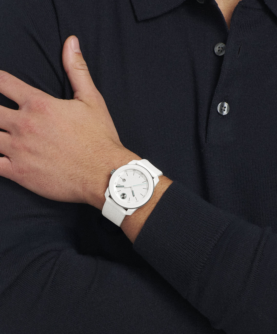 Movado BOLD TR90 42mm SwissQuartz Watch 