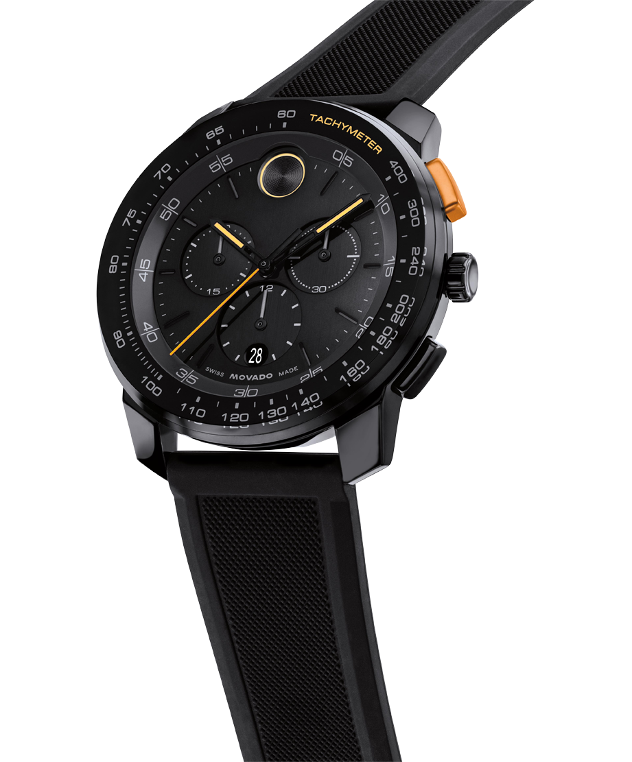 Movado BOLD TR90 Chronograph 44mm SwissQuartz Chronograph Watch 