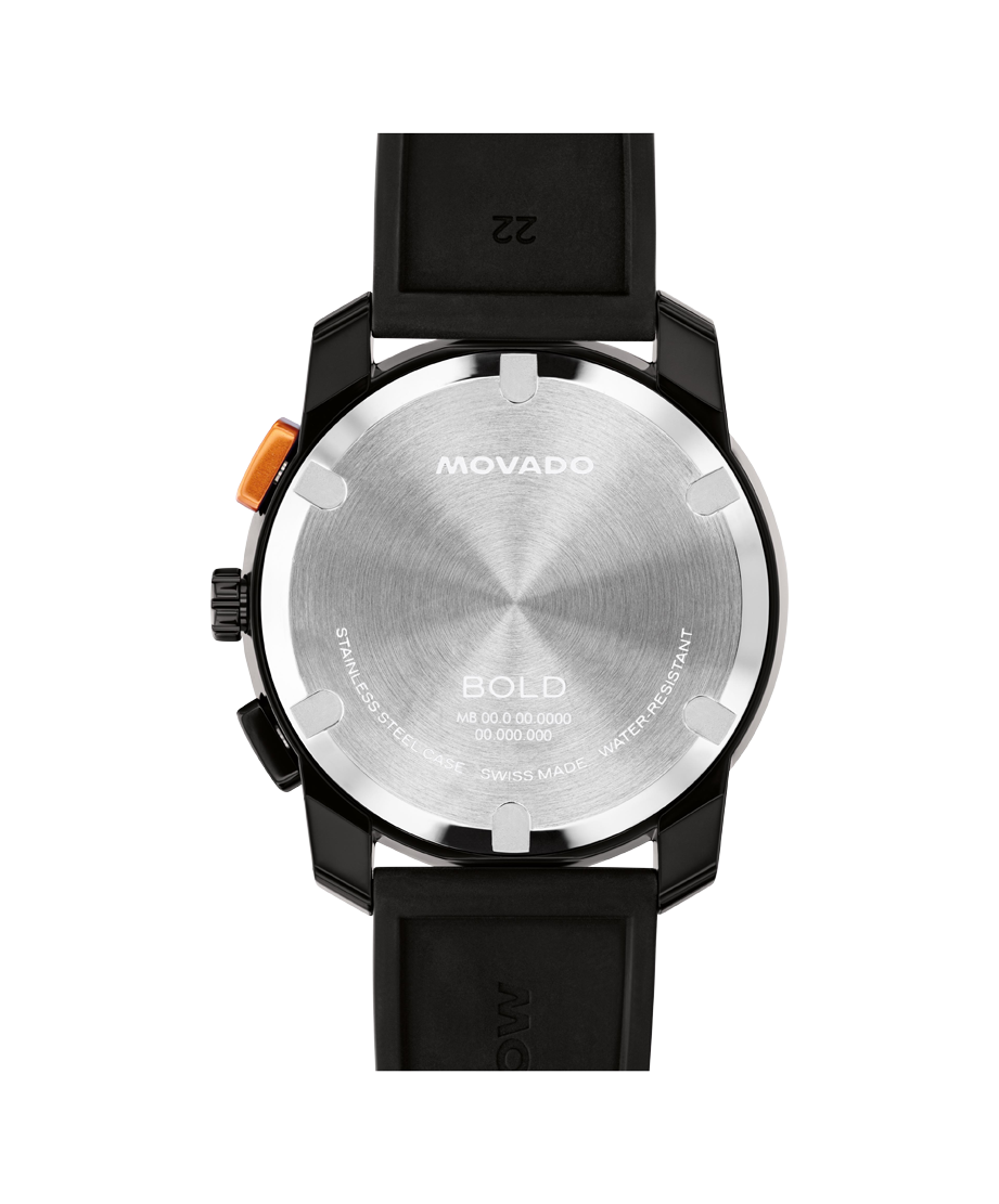 Movado BOLD TR90 Chronograph 44mm SwissQuartz Chronograph Watch 
