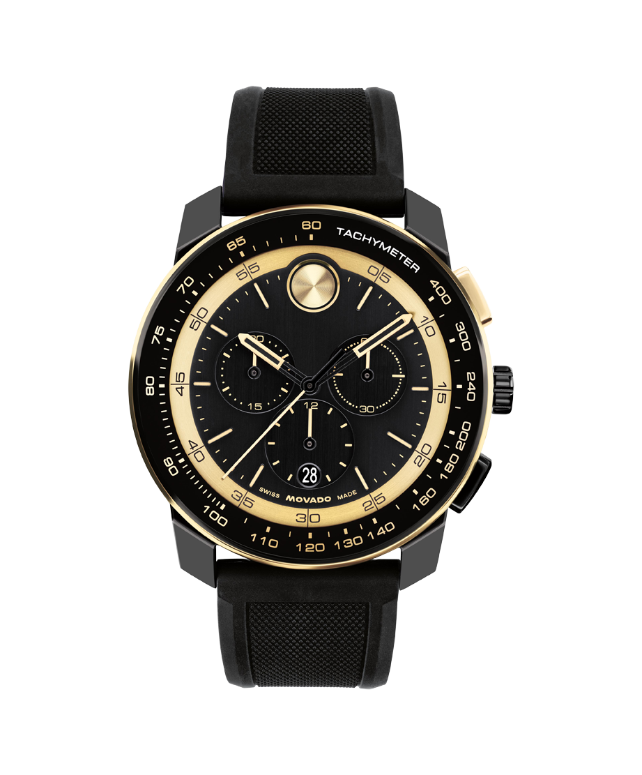 Movado BOLD TR90 Chronograph 44mm SwissQuartz Chronograph Watch 