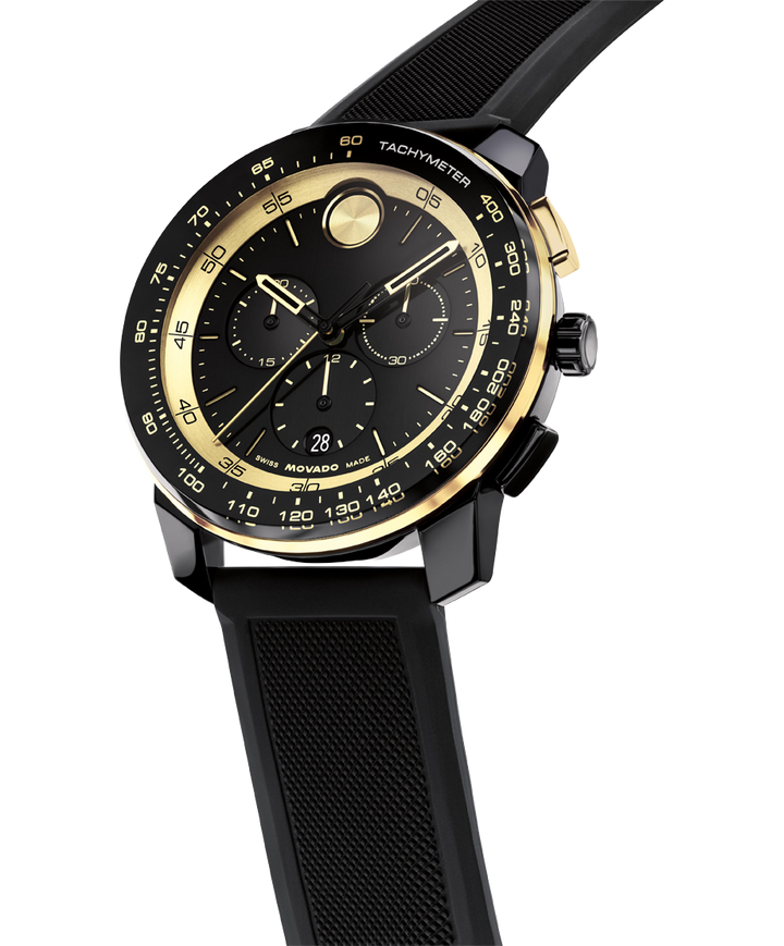 Movado BOLD TR90 Chronograph 44mm SwissQuartz Chronograph Watch 