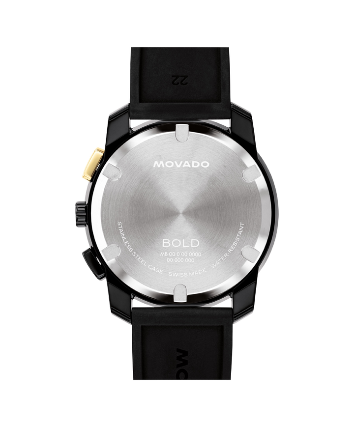 Movado BOLD TR90 Chronograph 44mm SwissQuartz Chronograph Watch 